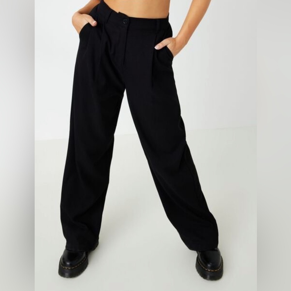 Porter Pleated Straight Pant - Garage
